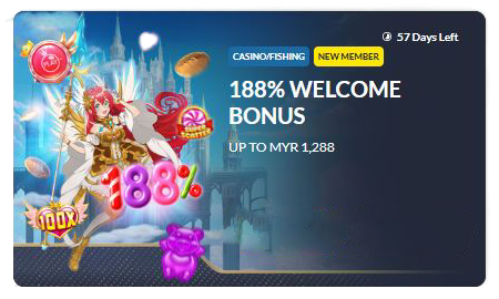 188 Welcome Bonus